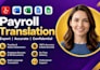 translate payroll documents payslips employee records hr paperwork